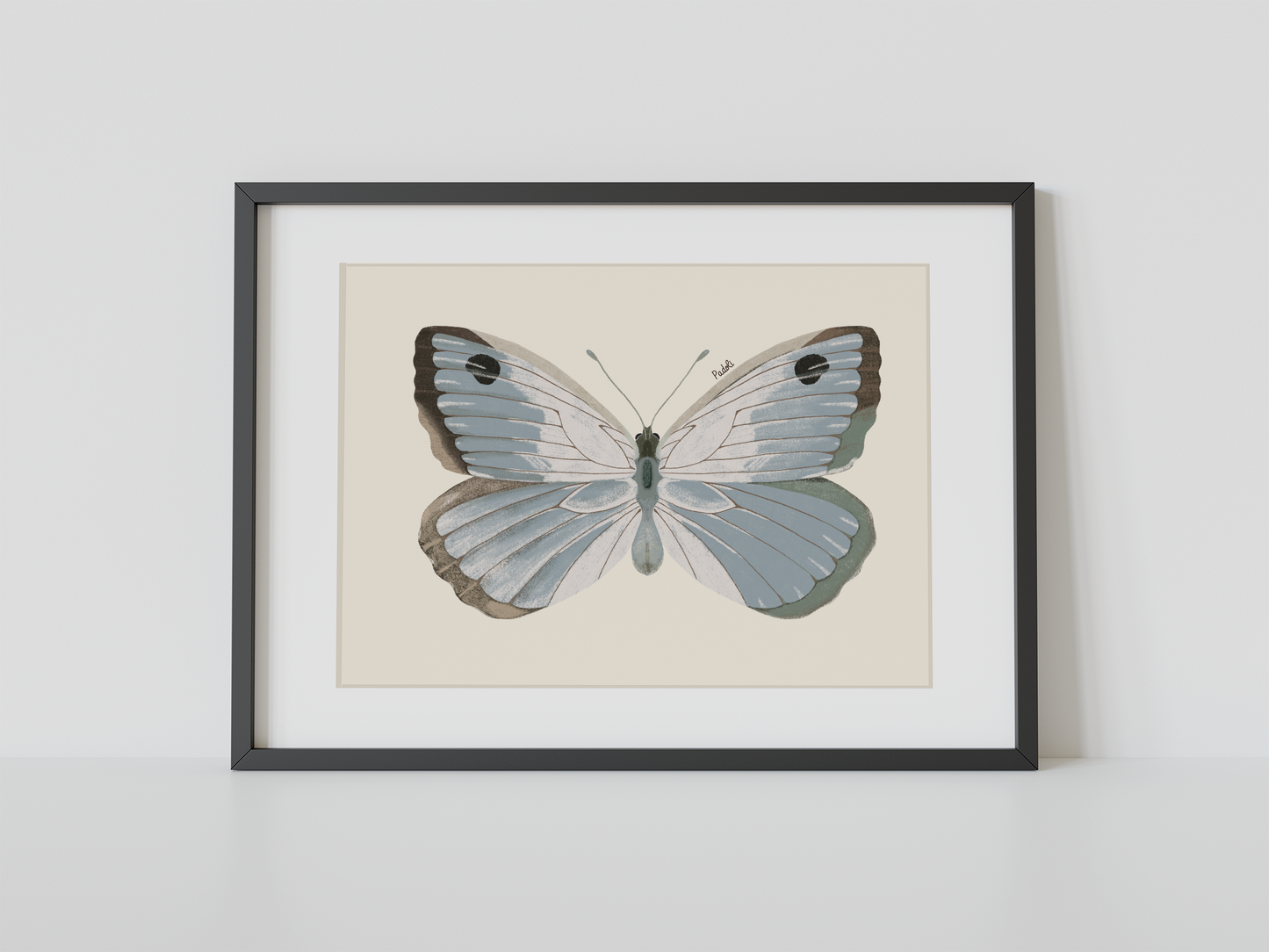 Print Mariposa Plateada