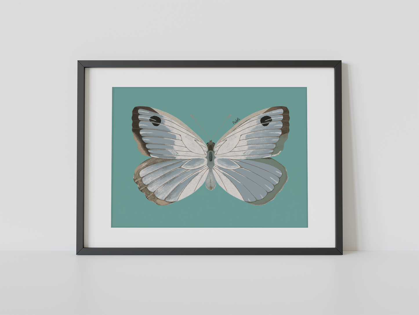 Print Mariposa Plateada
