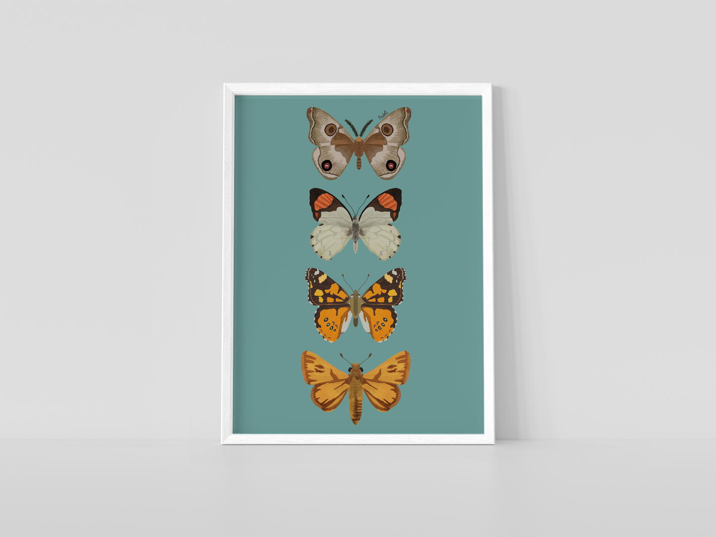 Print composición 4 mariposas