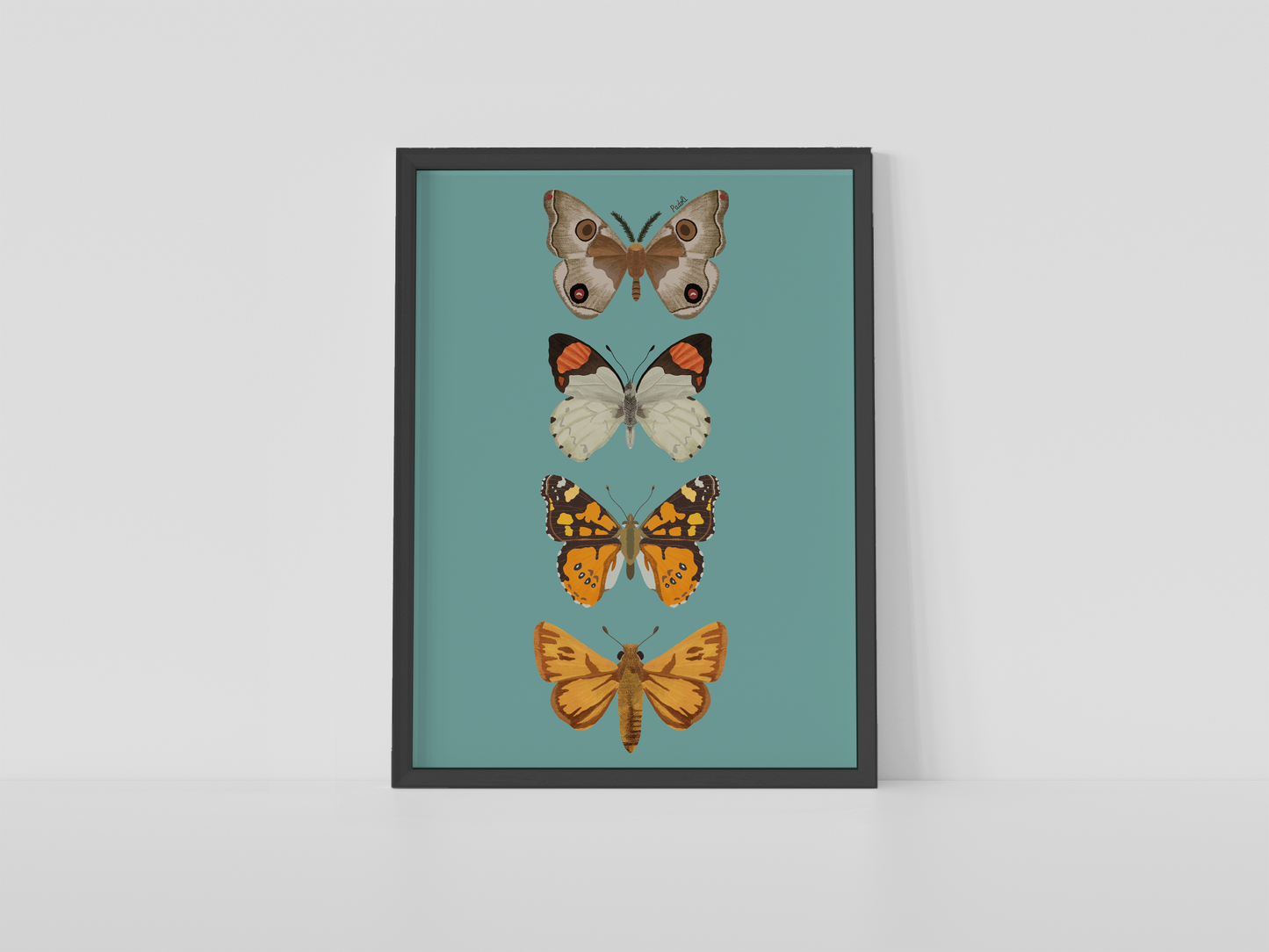 Print composición 4 mariposas