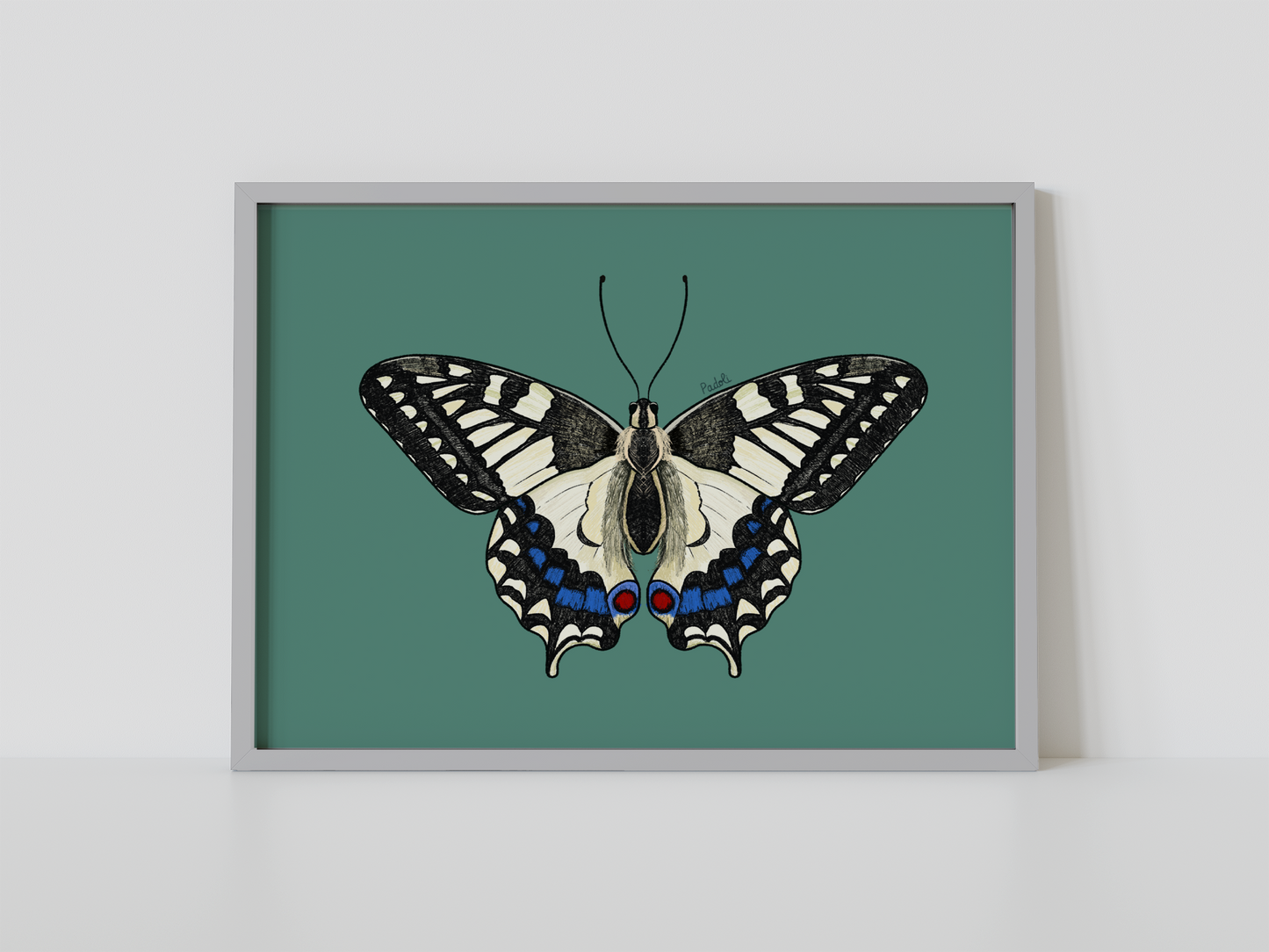 Print mariposa tropical I