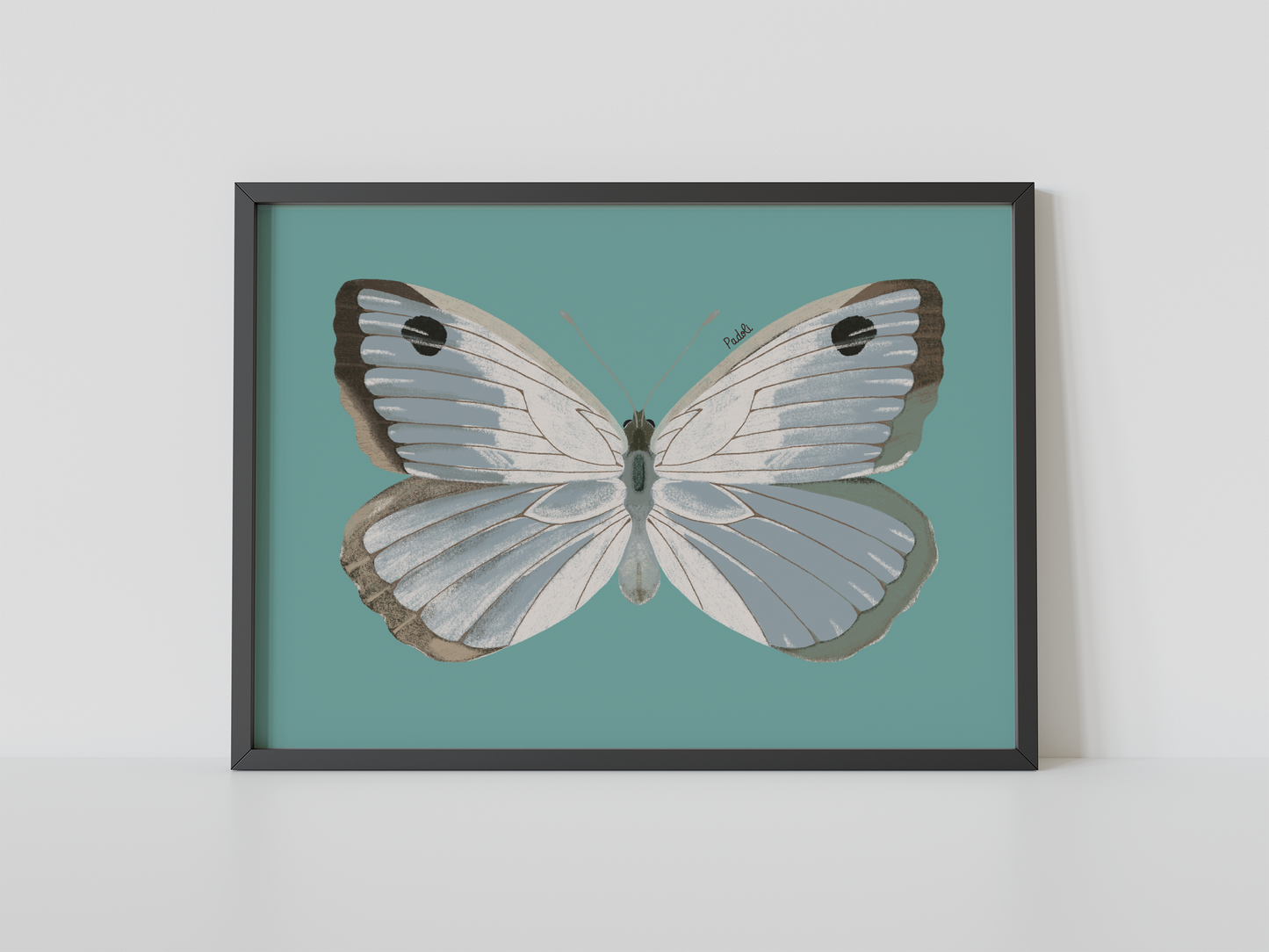 Print Mariposa Plateada