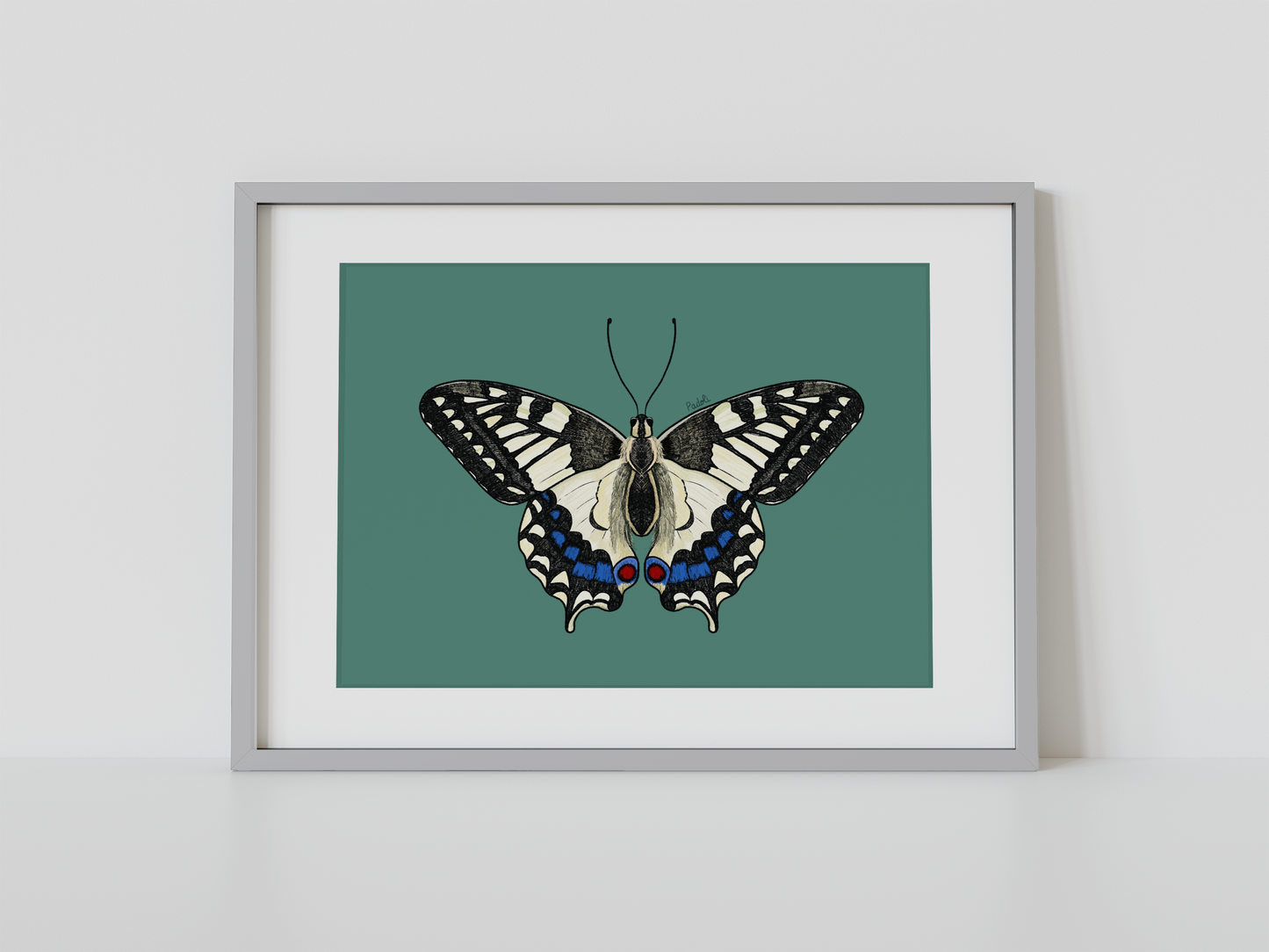 Print mariposa tropical I