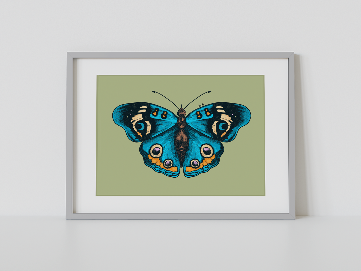Print mariposa tropical III