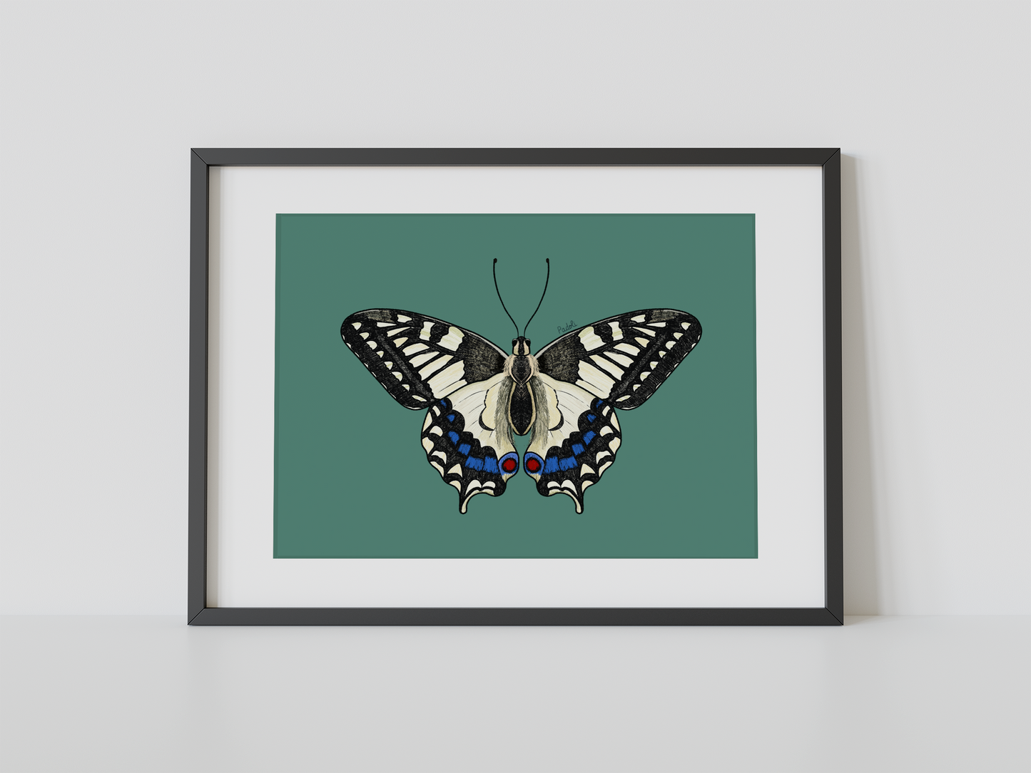 Print mariposa tropical I