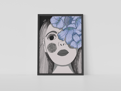 Print Retrato caraflor