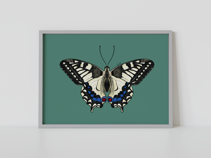 Print mariposa tropical I