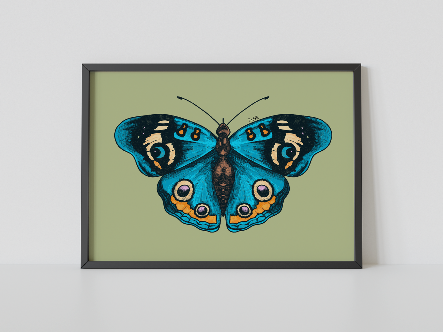 Print mariposa tropical III
