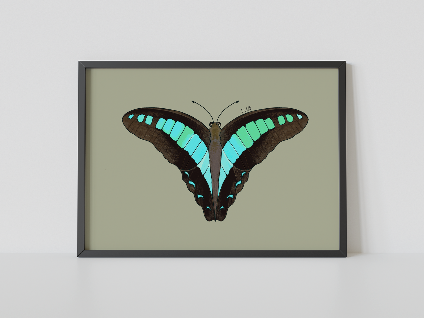 Print mariposa tropical II