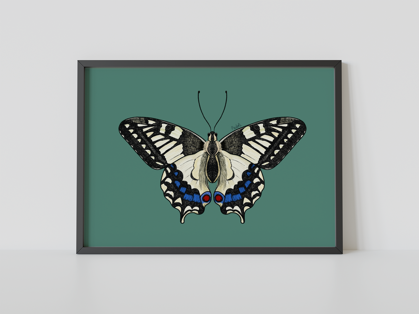 Print mariposa tropical I