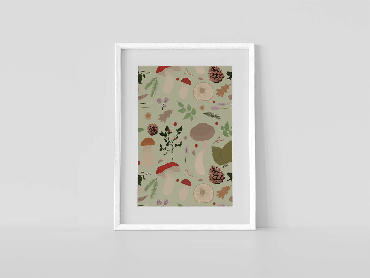 Print patron de otoño