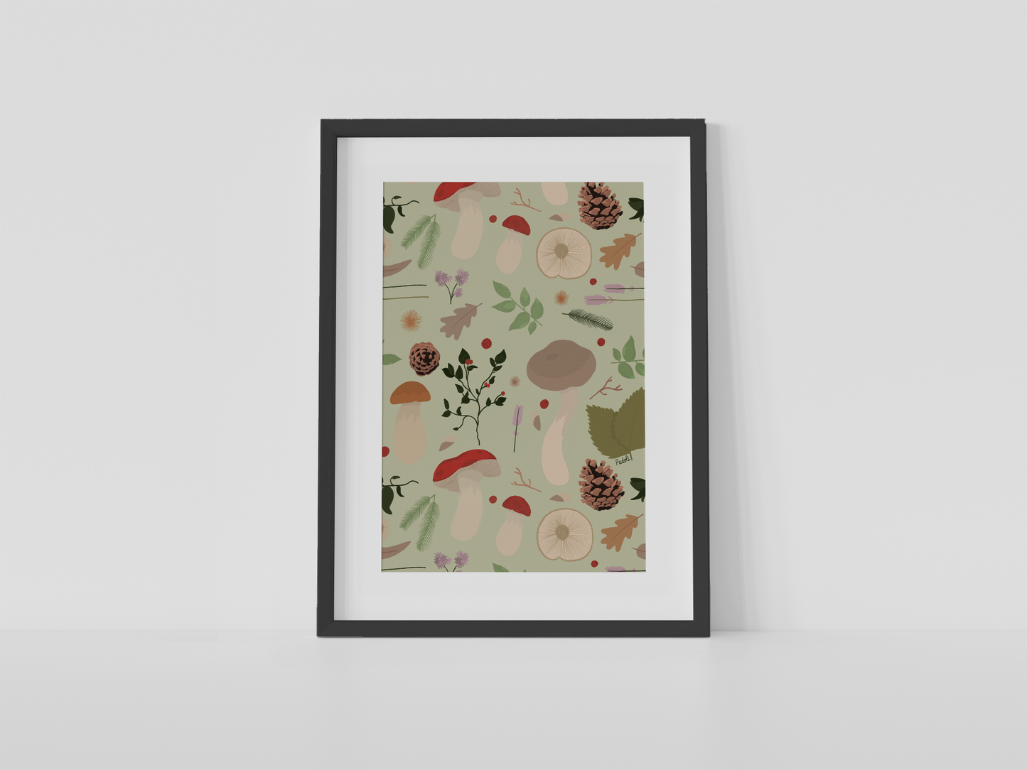 Print patron de otoño