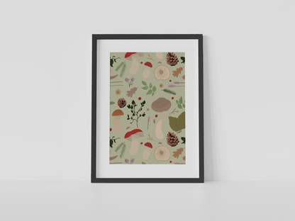Print patron de otoño