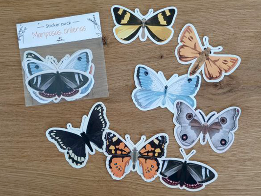 Pack sticker mariposas